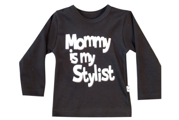 Wooden Buttons t-shirt lm Mom is my Stilte